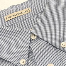 Eddie Bauer Men's XL Wrinkle Resistant Shirt 100 Cotton Long Sleeve