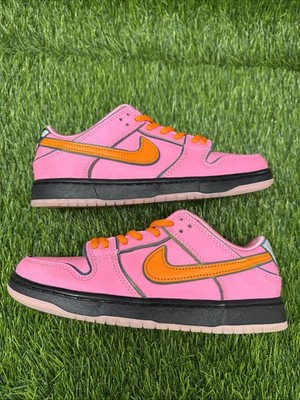 Size 2.5Y Nike SB Dunk Low Powerpuff Girls Blossom PS Preschool