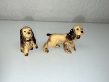 Hagen Renaker Miniature Dog, Cocker Spaniel Papa, Mama set of 2, Made in USA