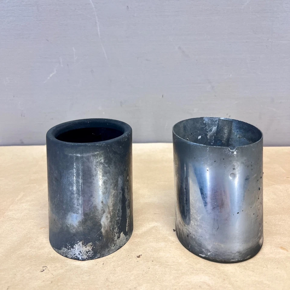 Juego de 2 molduras cromadas tubo de escape 11-16 BMW 535i 640i N55 F10 18307594919 Foto 3 de 4