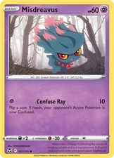 [4x] Misdreavus (#063/195) SWSH12 LP Pokemon