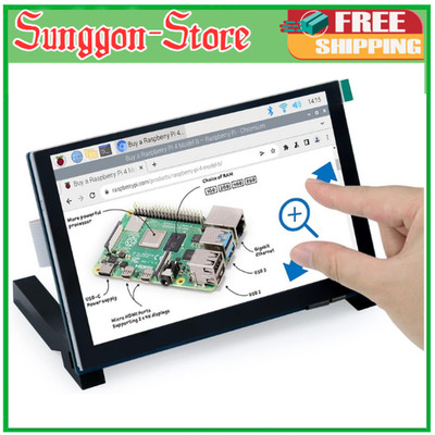 5 Inch Touchscreen Monitor for Raspberry Pi 5 4 B 3 B+ A+, 800X480 Pixel IPS Dis