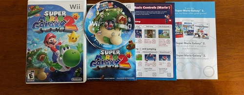 New ListingSuper Mario Galaxy 2 (Nintendo Wii, 2010) Complete CIB With Inserts, Tested, EC