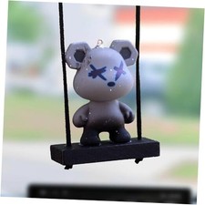 Rear View Mirror Hanging Accessories of Swinging bear Cool Swinging bear Car