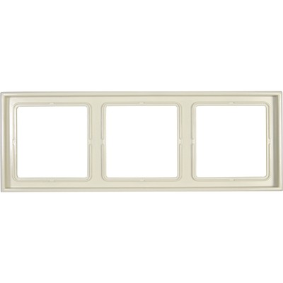 Jung 3fach Rahmen  LS 990 Creme-Weiß LS983W 1 St.