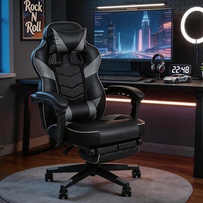 Massage Gaming Stuhl Schreibtischstuhl Drehstuhl Chefsessel Bürostuhl 150Kg