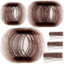Hair Hair Net Set, Includes 40pcs Invisible Hair Nets for Ballet Recital  80...