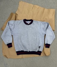 Vintage 80s Heather Grey Russell Athletic Heavyweight Sweatshirt Made in USA L