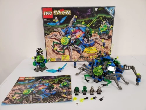 Lego 6977 Insectoids Arachnoid Star Base 100% Complete w/ Box & Manual