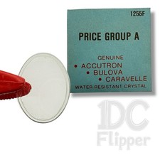 Bulova Watch Crystal 1255F Oval Ladies 15.4 x 11.9mm Fits Multiple See List NOS