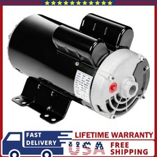 7.5HP SPL Air Compressor Motor 230V 3450RPM 56 Frame 7/8" Shaft CW/CCW Rotation