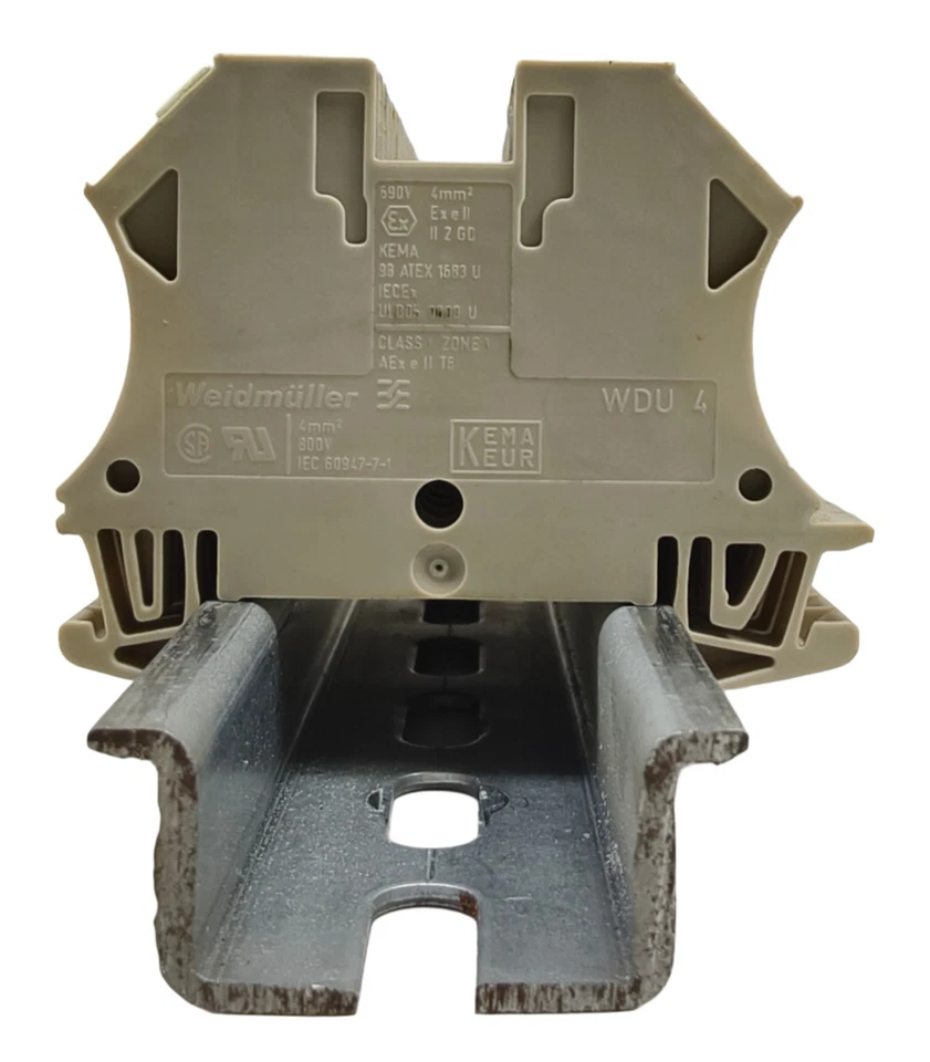 Weidmuller WDU 4 Feed Through Terminal Block Screw Connection 4 mm2 32A WDU4 - Image 2 of 4