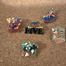 Disney Pin Trading Lot Of 5 Amazing Goofy Pins What You See Is What You Get