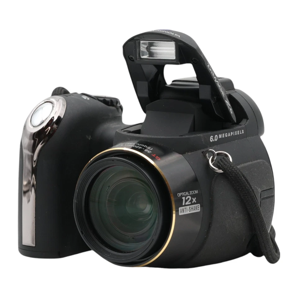 Konica Minolta Dimage Z6 Digital Camera Bridge Camera Black - Image 3 of 4