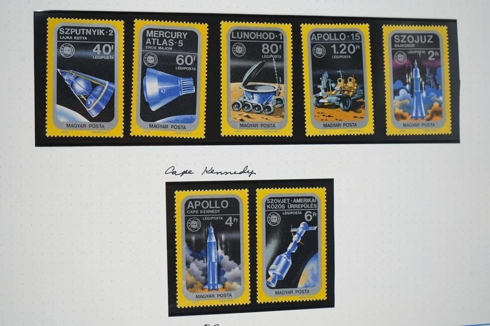 WORLD 1963 SPECIALIZED JFK COLLECTION ALBUM OF 85+ STAMPS & 10+ COVERS - Image 2 of 4