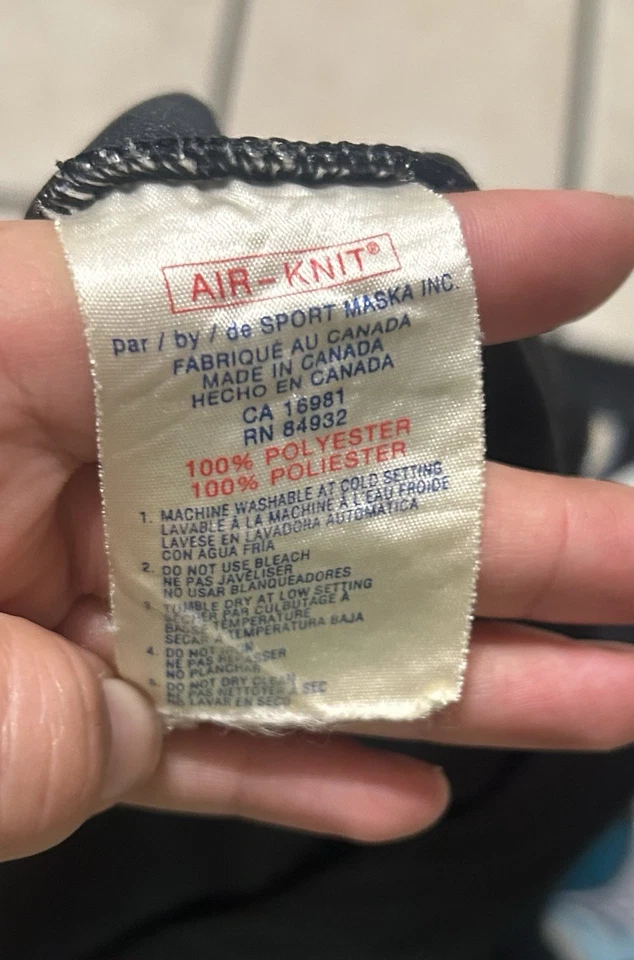 San Jose Sharks Koho NHL Hockey Air-Knit Black Jersey Adult Size XXL Canada Made - Image 3 of 4