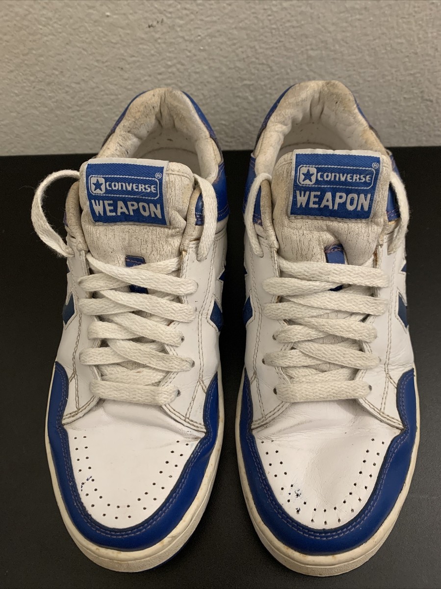 Converse Weapon Ox style# 1H718 Men's sneaker white/blue 