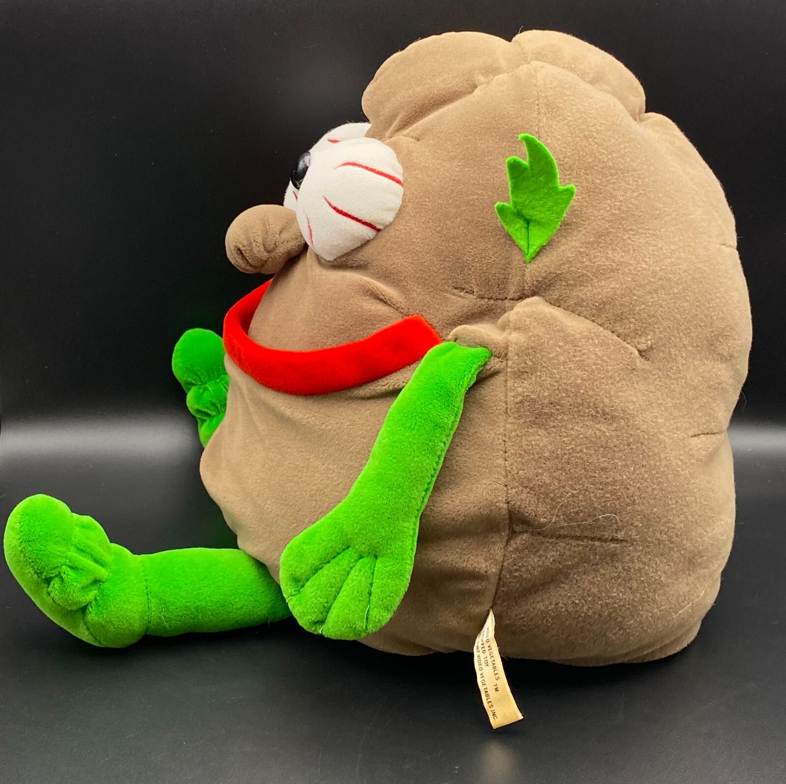 Vintage Video Vegetables Telly Tater Couch Potato Plush Stuffed Toy