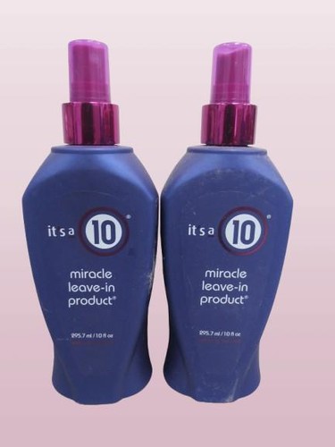 IT'S A 10 MIRACLE LEAVE-IN PRODUCT 10 OZ LOT OF 2