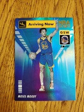 2021-22 PANINI NBA HOOPS Moses Moody Holo Rc Arriving Now Golden State Warriors