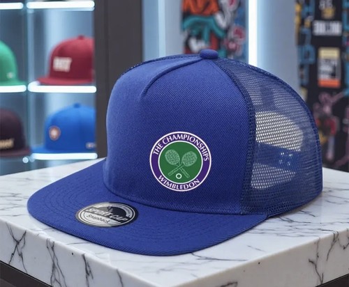 Wimbledon Championships Men's Unisex Print Side Logo Snapback Tennis Cap Hat New - 第 2/8 張圖片