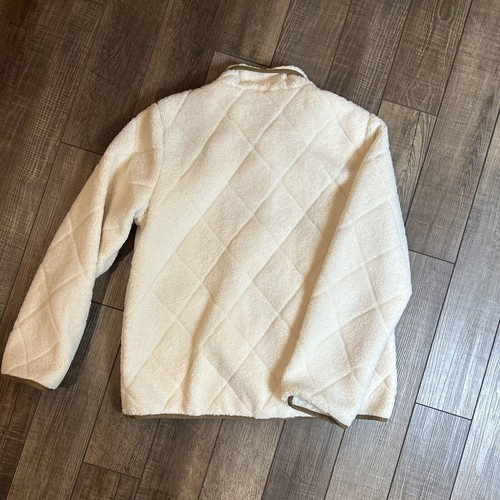 $250 NWOT Lauren Ralph Lauren Sherpa Cream Jacket Coat, L LARGE - Picture 4 of 5