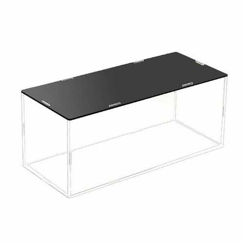 34*14*14CM Acrylic Display Base Dust-proof Box Transparent For Car Anime Toy - Picture 12 of 12