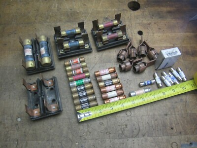 29 Shawmut, Bullet, Eagle, True-Value, & Emerson 10A, 15A, 20A, 30A, 60Amp fuses