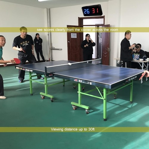 Quadro segnapunti LED dimmerabile per sport - telecomando portapunti - bambini e adulti - Foto 7 di 9