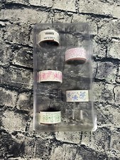 Stampin Up Around Roller Wheel Stamps lot of 5 Rollagraph 1"  Case