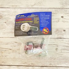 Combi-Cam 7850R-L Blocco a camme combinate, finitura cromata 1-1/8"