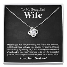 To My Wife Necklace, Christmas Gifts For Her, Wife Gift, Christmas Gift For Wife