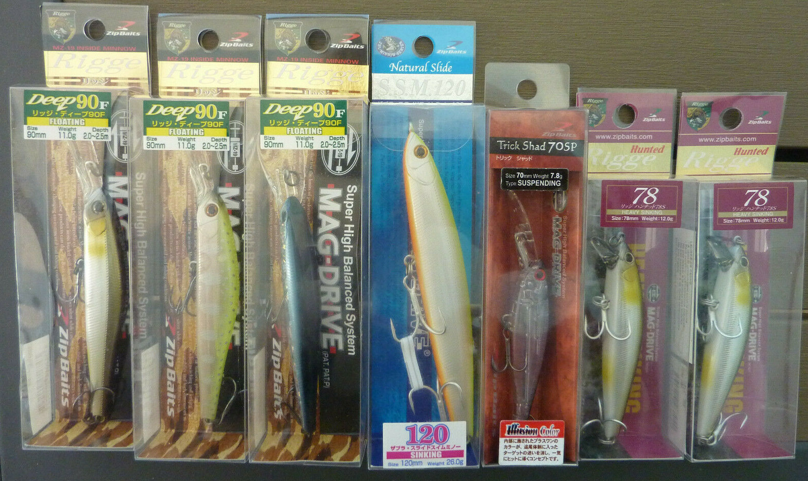 Leurres jerkbait ZIP BAITS pour eviter les bredouilles en peche mer