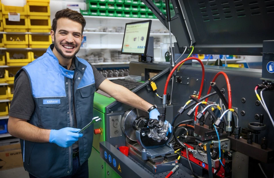 Einspritzdüse Injektor VW Crafter 2.5 TDI 5 Zyl. 0445115028 0445115029 076130277 - Изображение 3 из 4