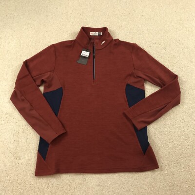 KJUS Roman Midlayer 1/2 Zip Pullover Mens Medium 50 New