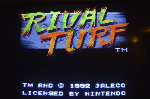 Rival Turf Super Nintendo Snes Game Ntsc original USA - Picture 5 of 6