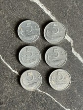 6 Monete - 5 Lire - Delfino- Anni: ‘51;53;54;55;70;77