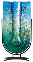 Jasmine Art Glass Tall U Vase on sale Jasmine Art Glass Tall U Vase on sale