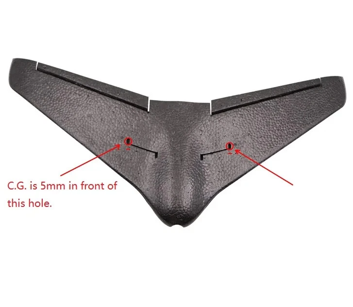 Nuevo avión eléctrico Delta Wing RC DF 470mm Mini Spirit FPV avión Foto 2 de 4