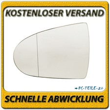 Spiegelglas zum Kleben f&uuml;r MITSUBISHI COLT VI 2004-2012 links asph&auml;risch