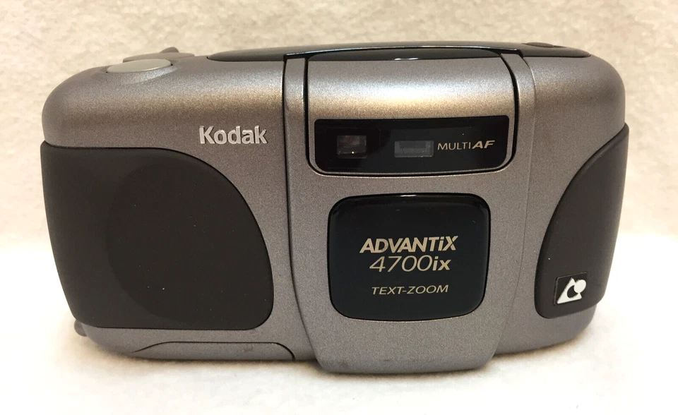 Câmera Kodak Advantix 4700ix zoom de texto filme 35mm bateria flash testado - Imagem 2 de 4
