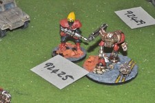 28mm scifi / space marine - robots 2 figs - (92425)