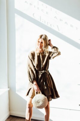 Apiece Apart Sabine Mini Dress S 4 Women Casual Asymmetric Linen Short NEW  26507 | eBay