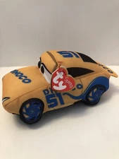 TY Disney Pixar Cars 3 Beanie Babies Cruz Ramirez Plush New w/ Heart Tags A1
