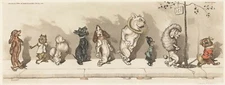 Boris O’Klein Dirty Dogs of Paris Canvas Print Home Decor Paintings Art Gift. 