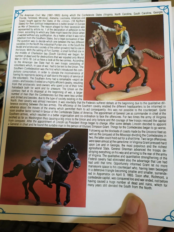 L'esercito sudista e la guerra di secessione atlantic 1/72 - Immagine 3 di 4