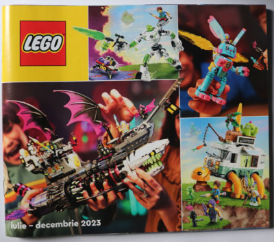 1x Lego Catalog 2023 July-December New Romanian 132 Pages Iulie Decembrie Nou