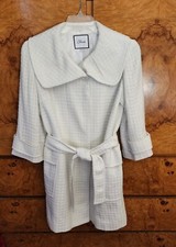 Women's Chaus Textured Belted Coat ~ 10