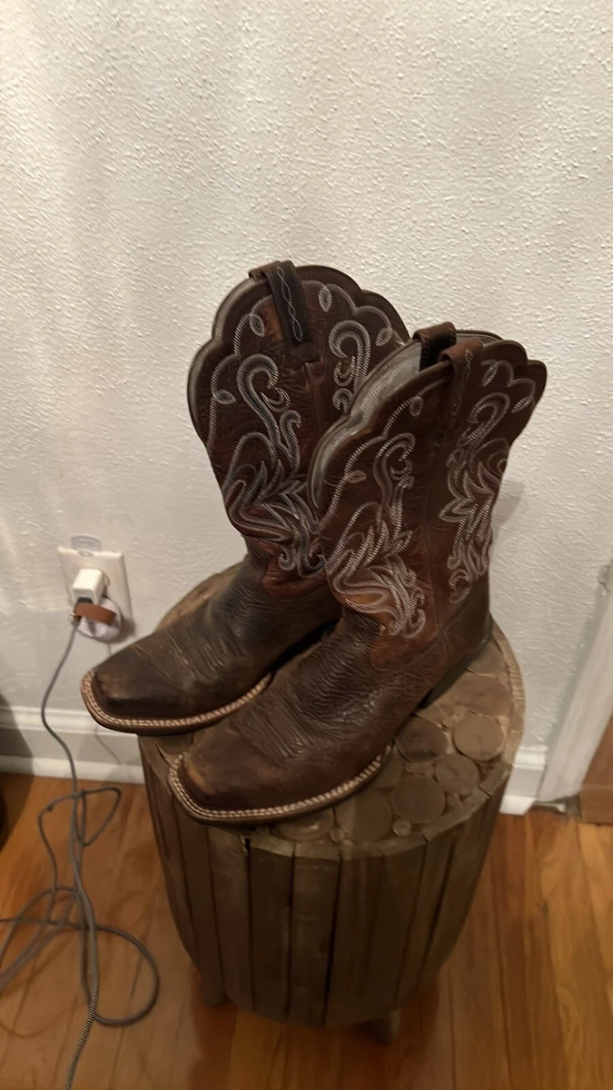 Ariat 15825 Legend Women s Distressed Brown Pull On Leather Cowboy Boots US 7