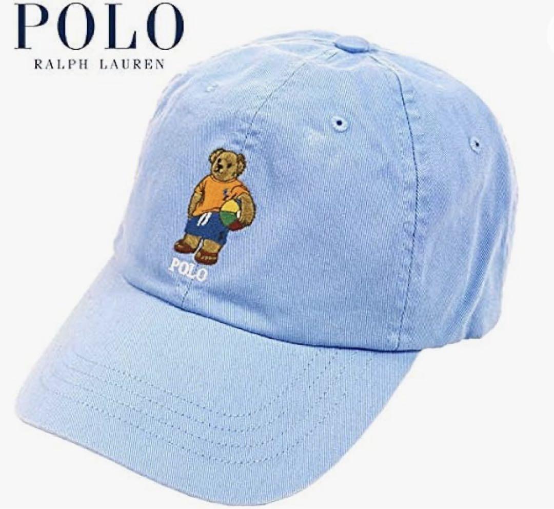 新品タグ付き◎Polo Ralph Lauren ベア　コーデュロイキャップ Polo Ralph Lauren ポロベア コーデュロイ キャップ キッズ